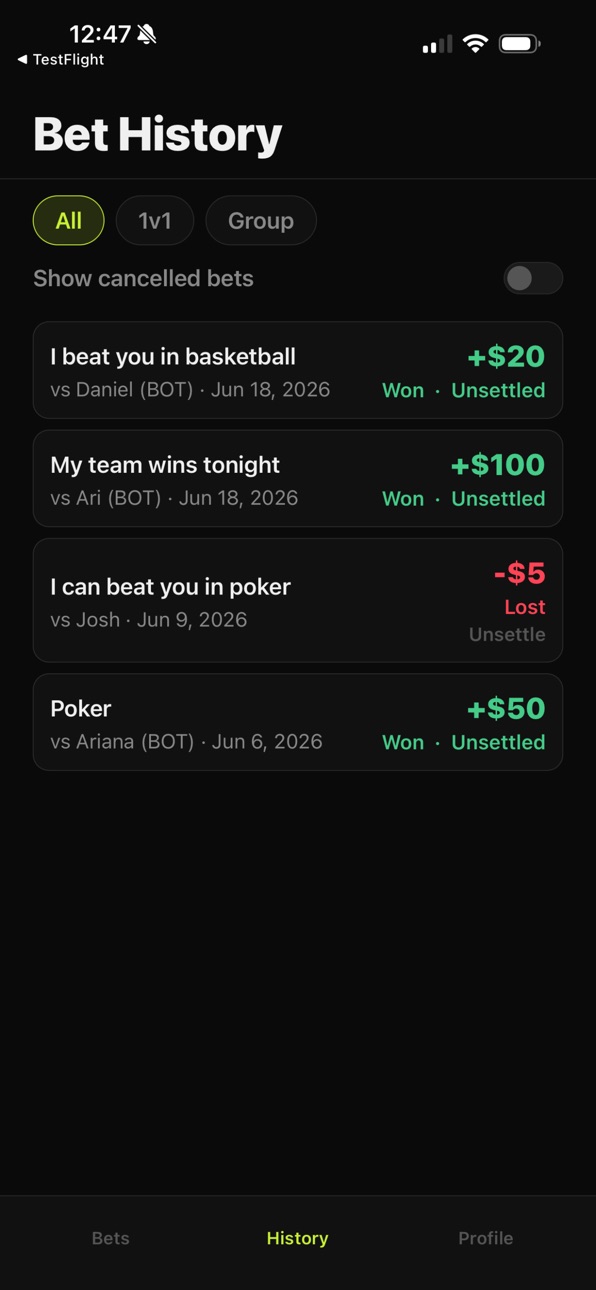 iPhone screenshot