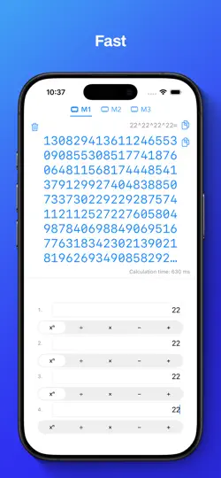 BigInt Calculator iPhone Ekran Görüntüsü 3