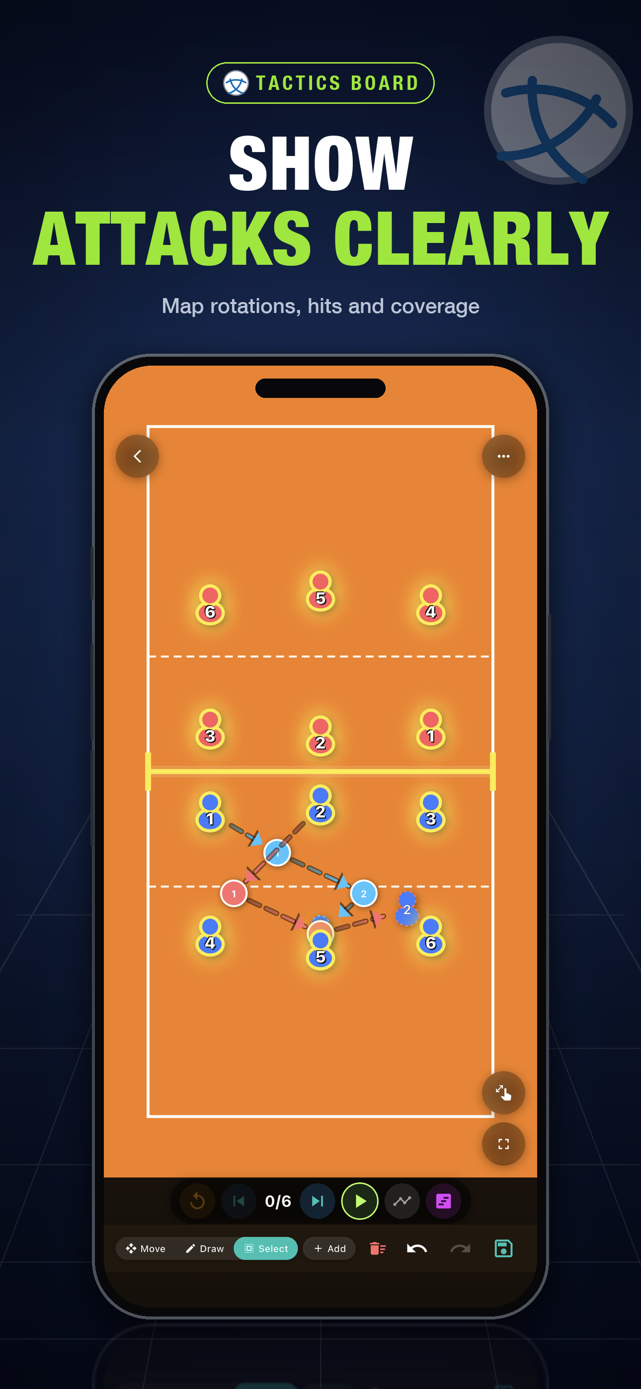 Volleyball Board - Tactics