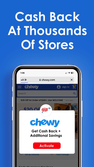 AAA Discounts Screenshot