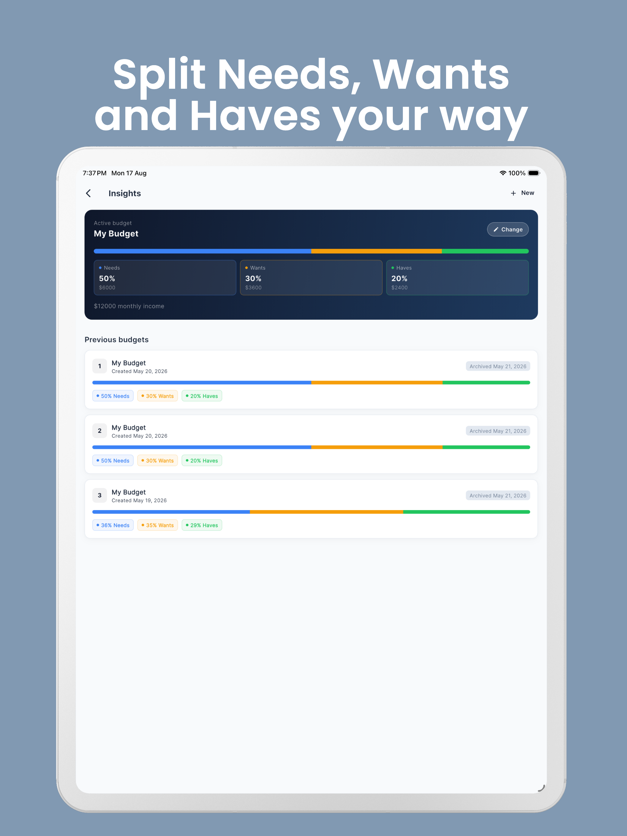 VESGO: AI Budget Tracker screenshot 6