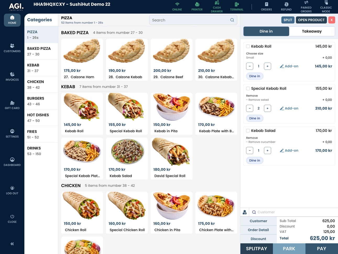 Screenshot 1 of AGI POS PRO