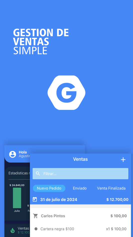 #1. Simple Management (iOS) Podle: Alejandro Labannere