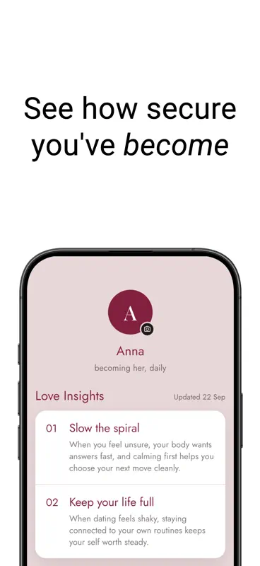 Alora: Calm Anxious Attachment screenshot 6 of 7