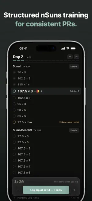 nSuns 531 Powerlifting screenshot 1