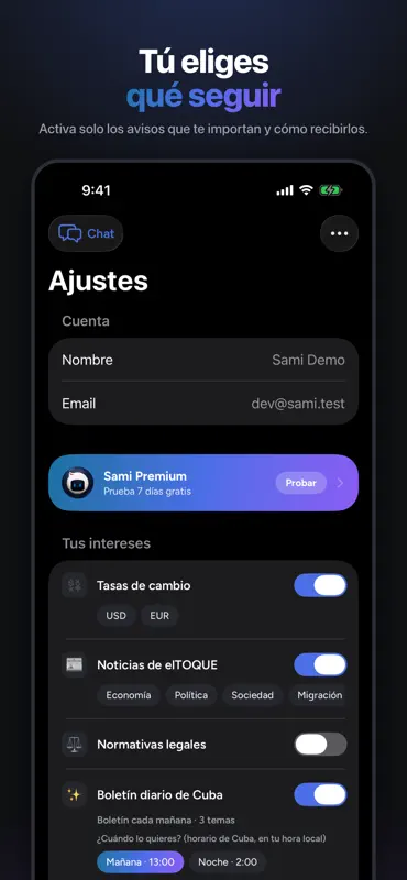 Sami te informa screenshot 2 of 6