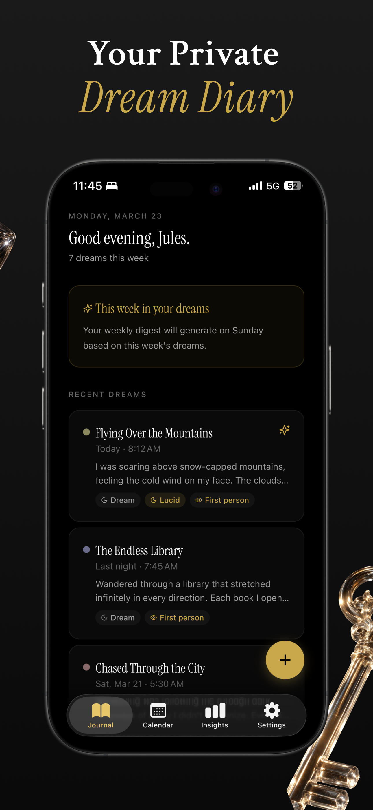Dream Journal — Lucid