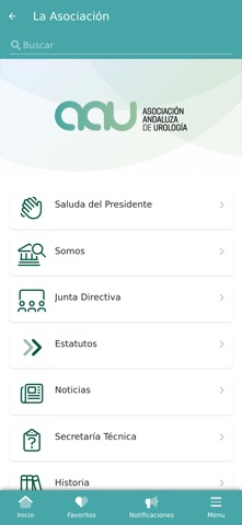 ASOCIACION ANDALUZA UROLOGIA screenshot