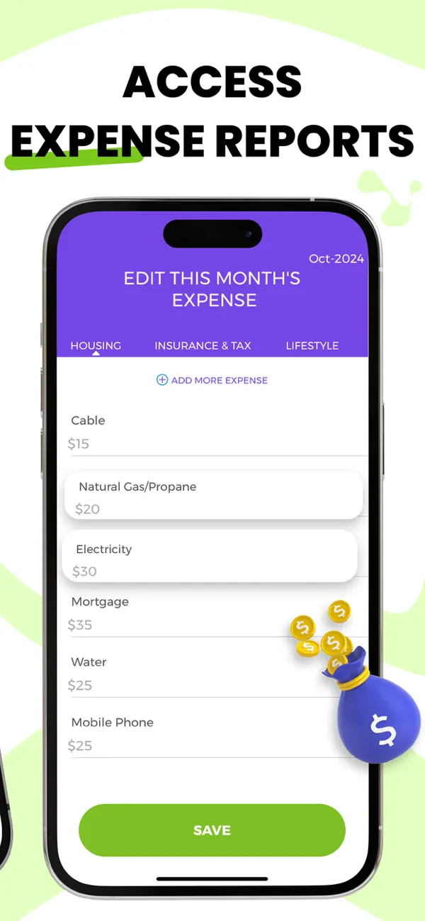 Screenshot #2 pour Budgeting - Save money