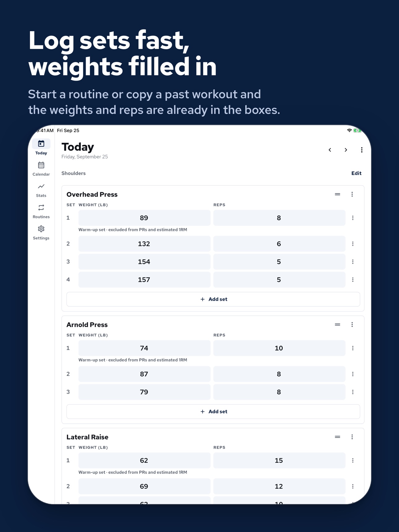 Screenshot 7 of RepMark: Gym Workout Log