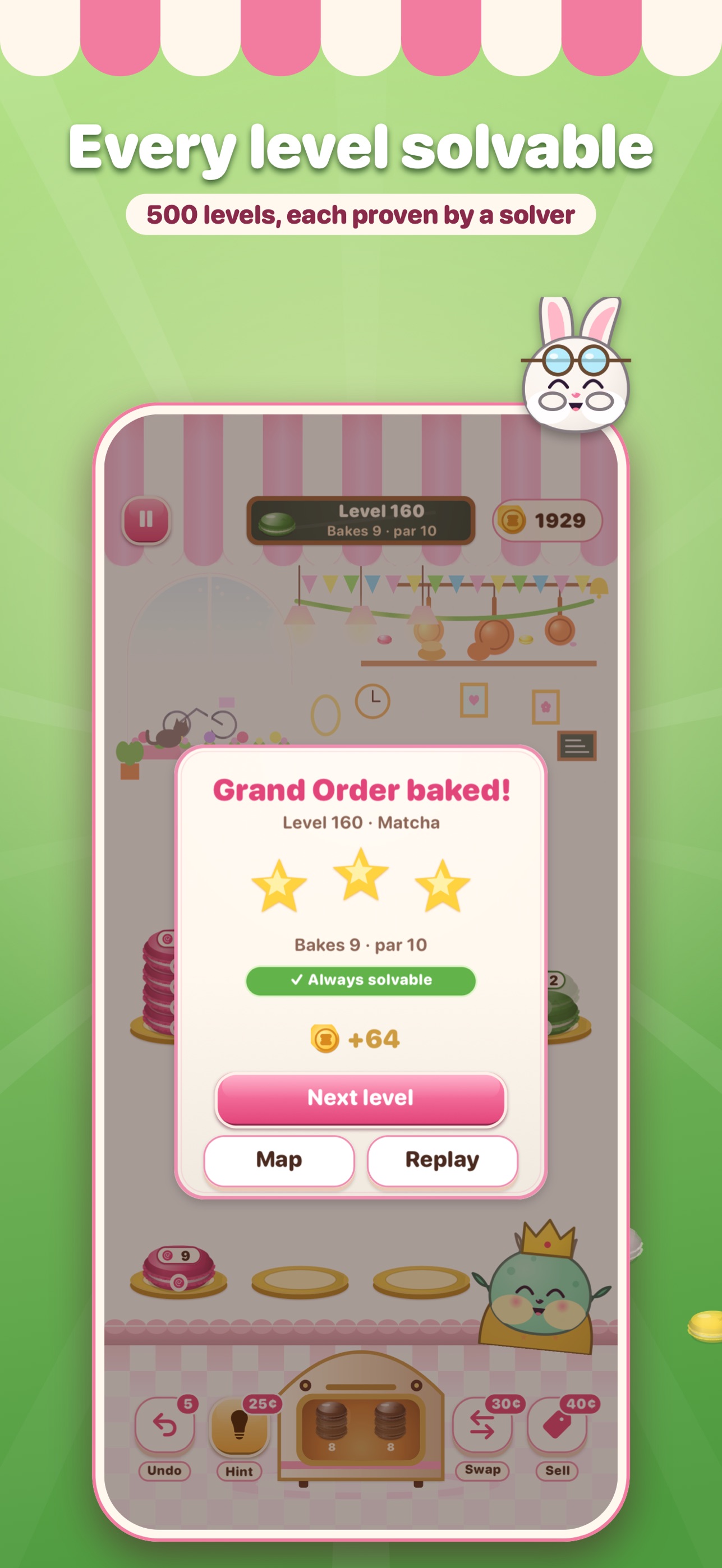 Screenshot 3 of Macaron Stack: Sort & Merge
