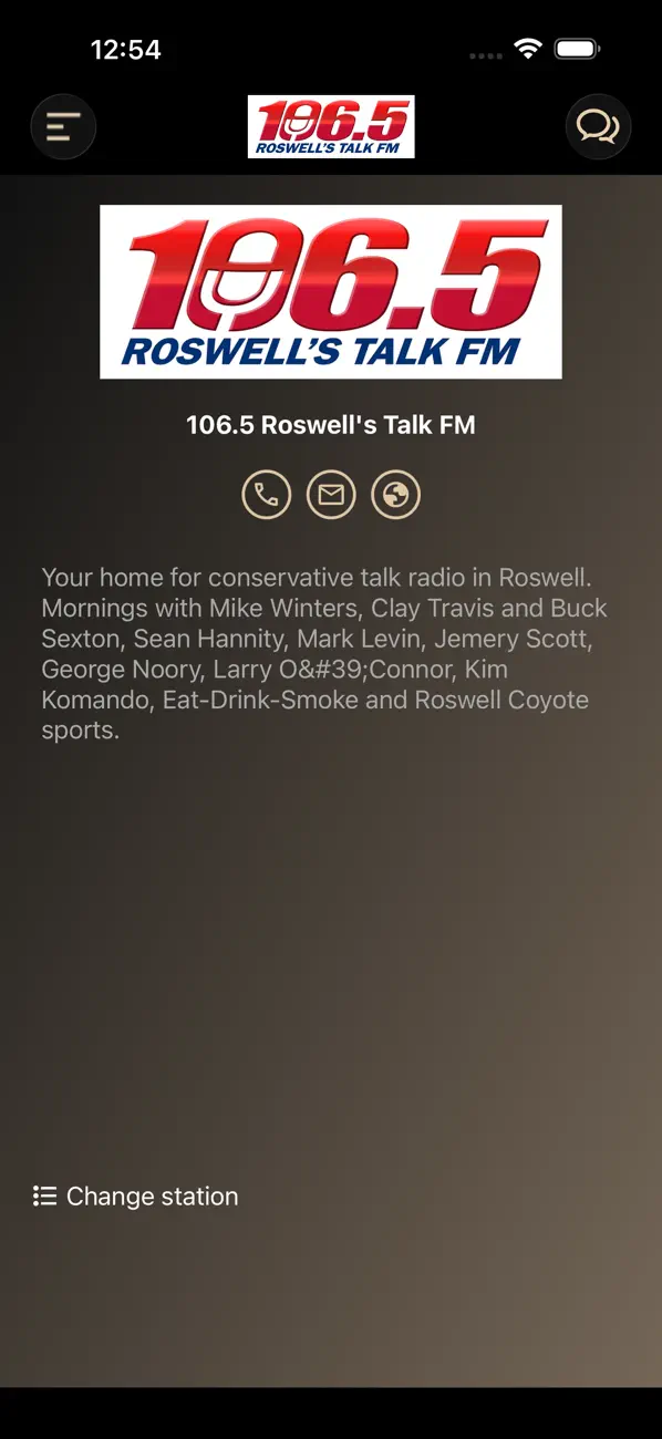 Screenshot #3 pour 106.5 Roswell's Talk FM
