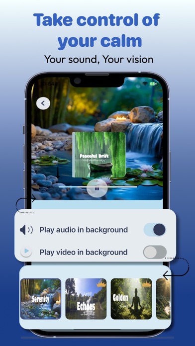 Meditation: Calm sleep tracker iPhone screenshot