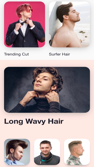 Men's Hairstyles &Haircuts App Screenshot
