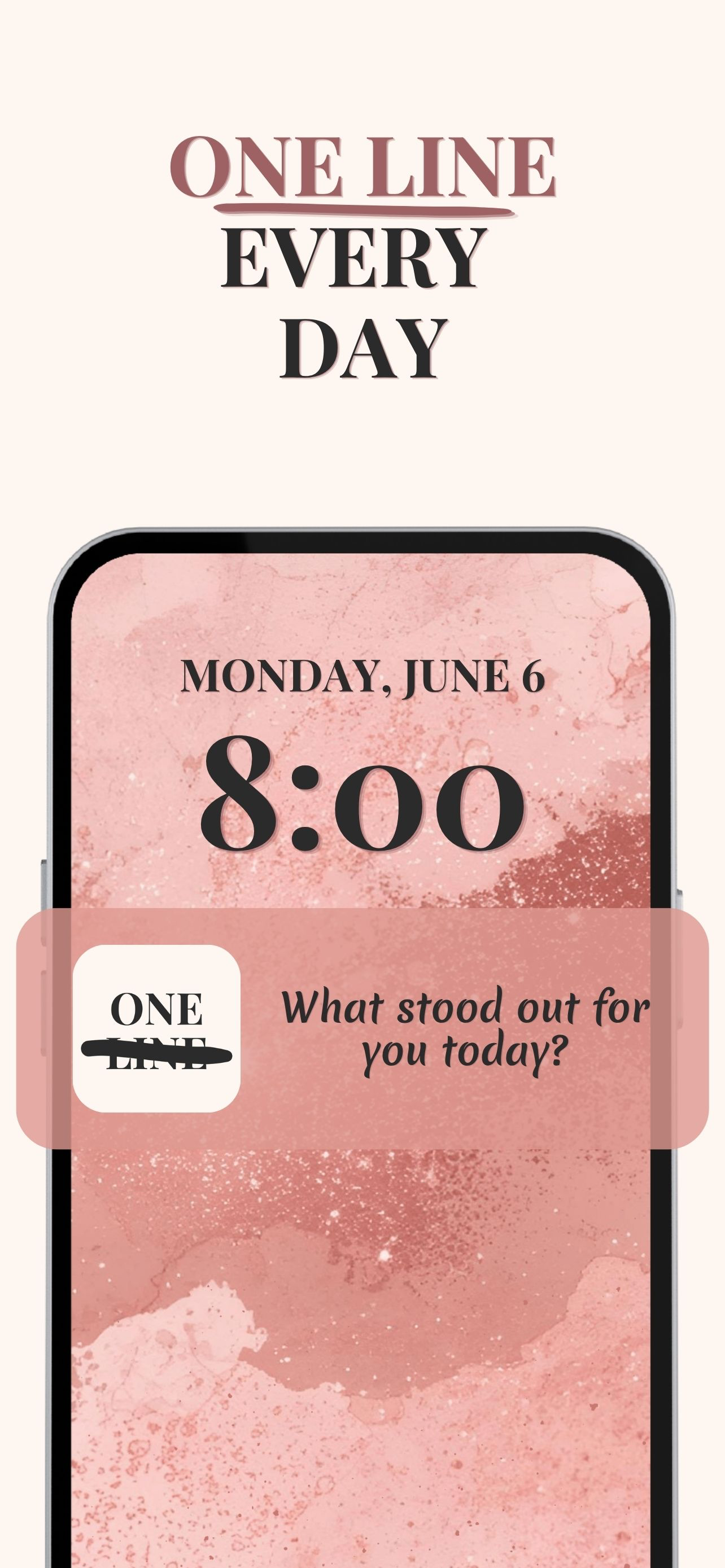 One Line Journal : Daily diary screenshot 4
