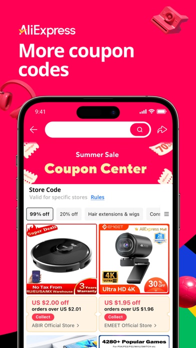 AliExpress Shopping App Screenshot