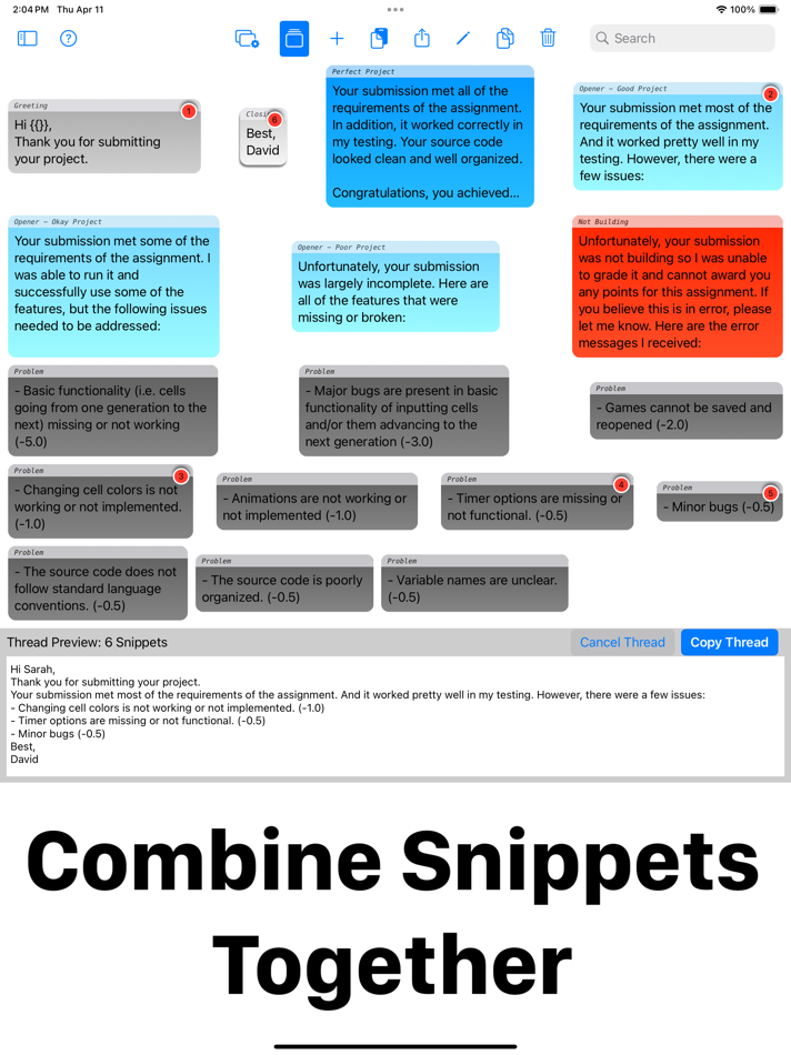 #2. Text Board: Snippet Manager (macOS) Av: Oak Snow Consulting LLC