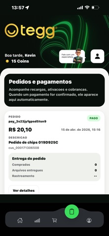 Tegg Telecom screenshot