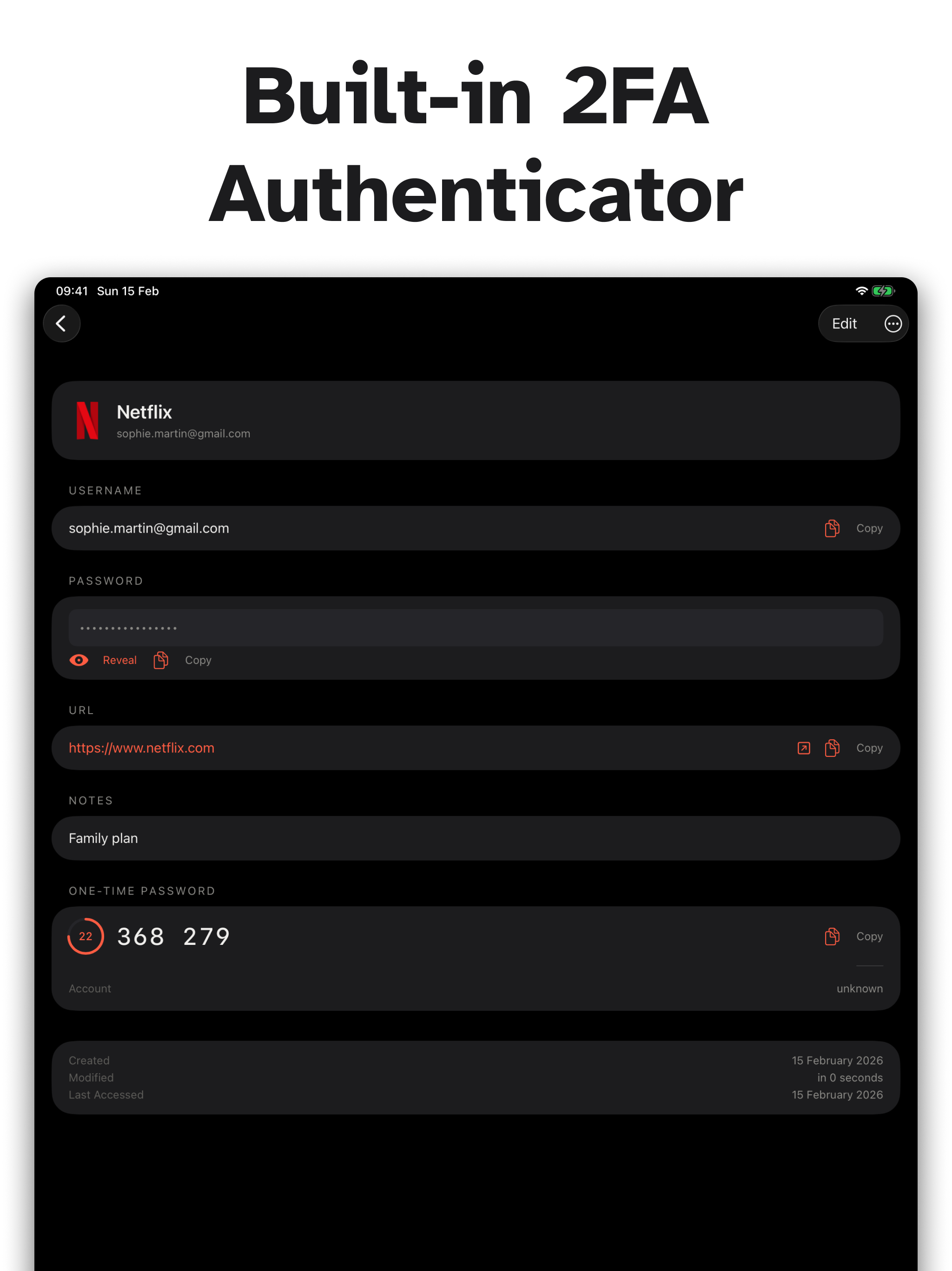 PanicVault - Password Manager