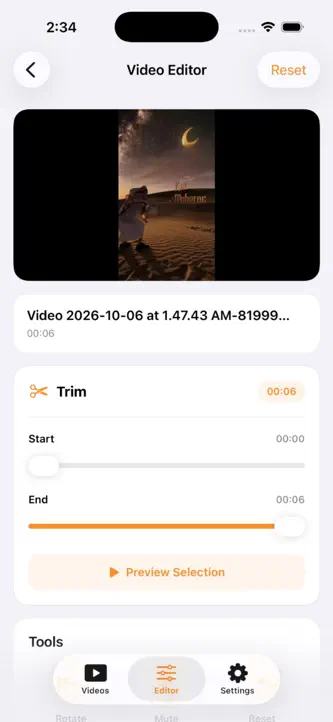 Vidmore :Video Player & Editor screenshot 4