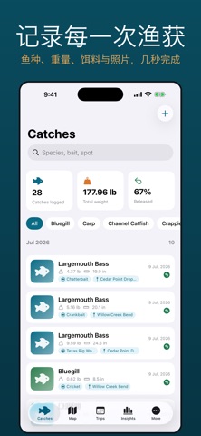 Fishing Log:钓鱼日志 screenshot