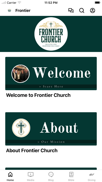 Frontier Church Aledo, TX app screenshot