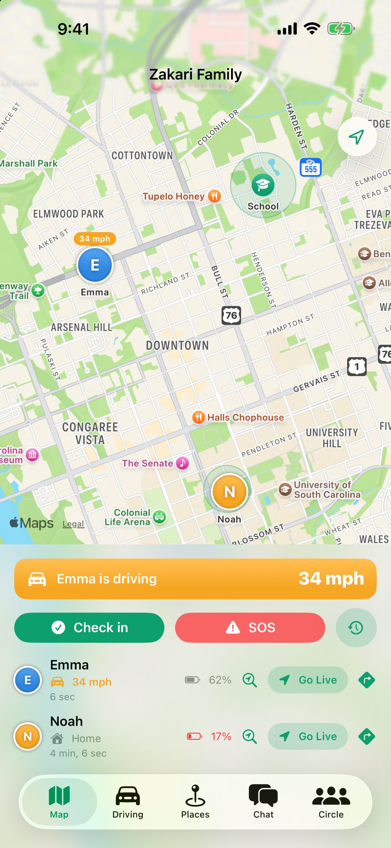 Screenshot 1 of SafeCircle – Family Locator