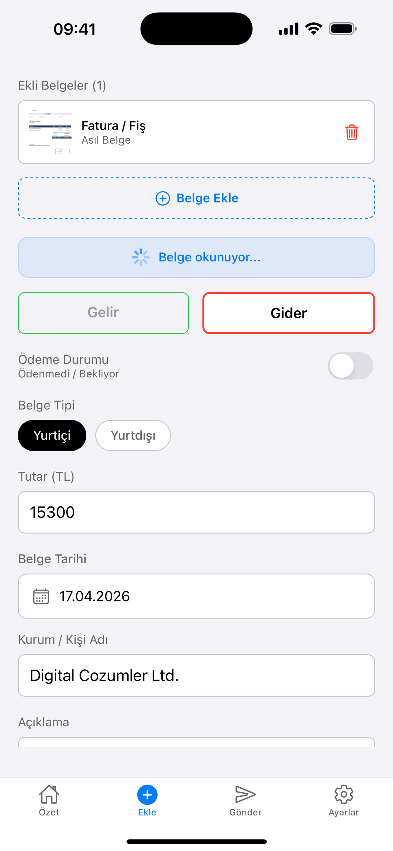 Şahıs Şirketim screenshot 3