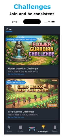 Walking Games : Pixel Step iPhone screenshot