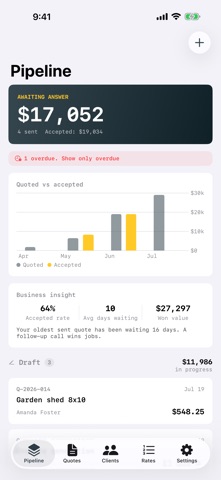 QuotePad: Fast Job Quotes screenshot