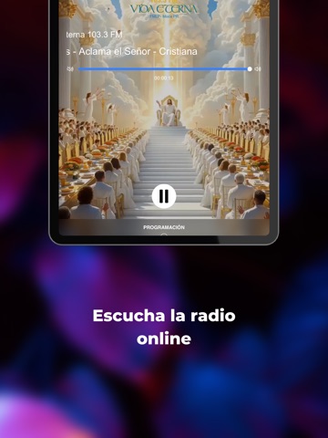 Radio Vida Eterna 103.3FM iPad screenshot