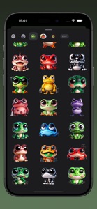 Rocko Frog Stickers screenshot #2 for iPhone
