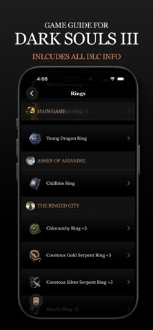 Game Guide for Dark Souls III iPhone screenshot