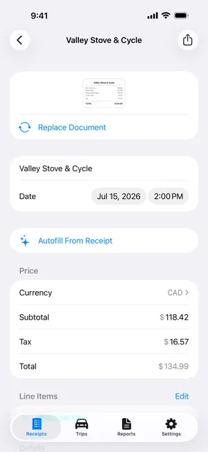 ReceiptBin screenshot 2