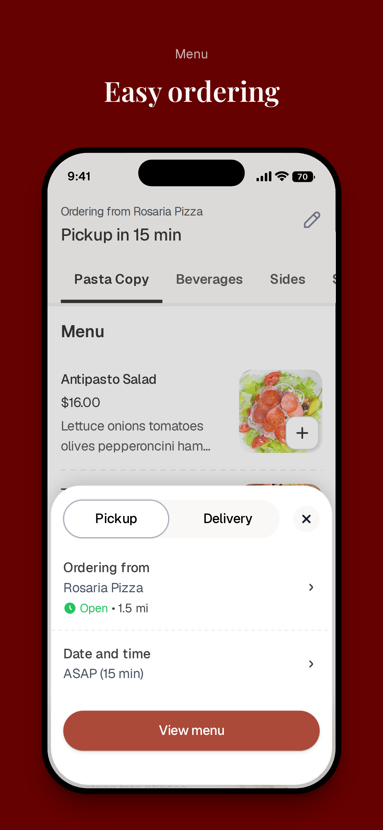 Rosaria Pizza screenshot 3