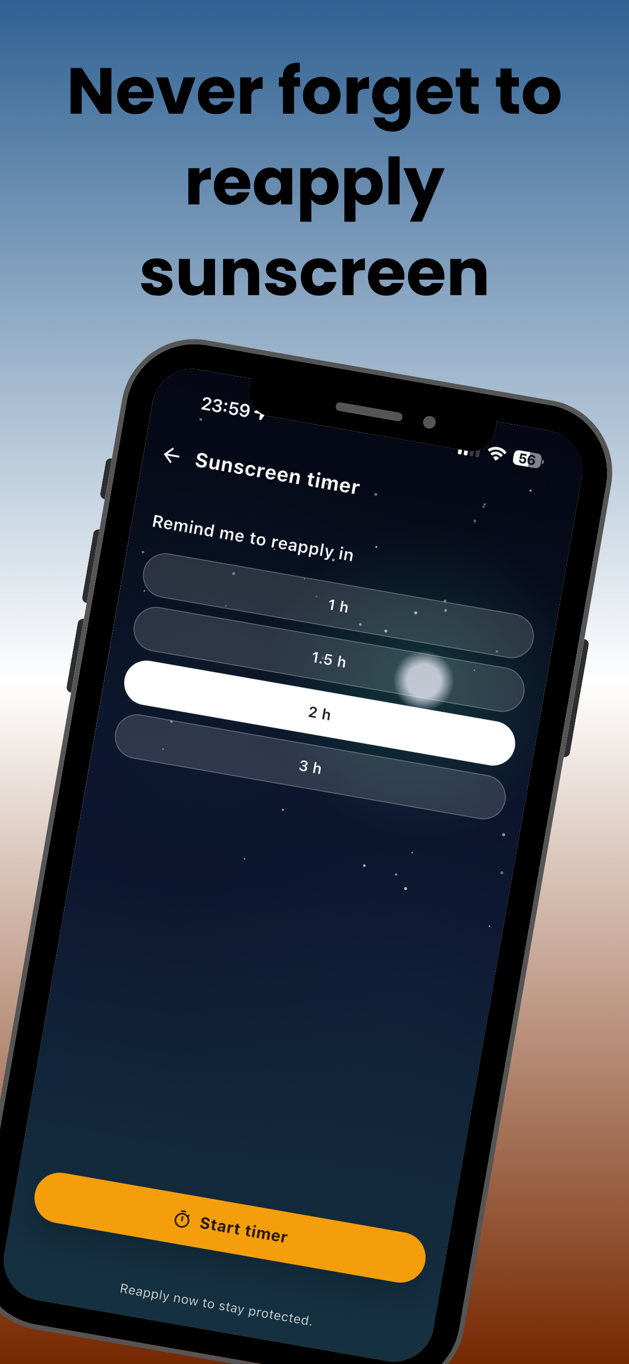 UV Alert: Sunscreen Timer screenshot 5