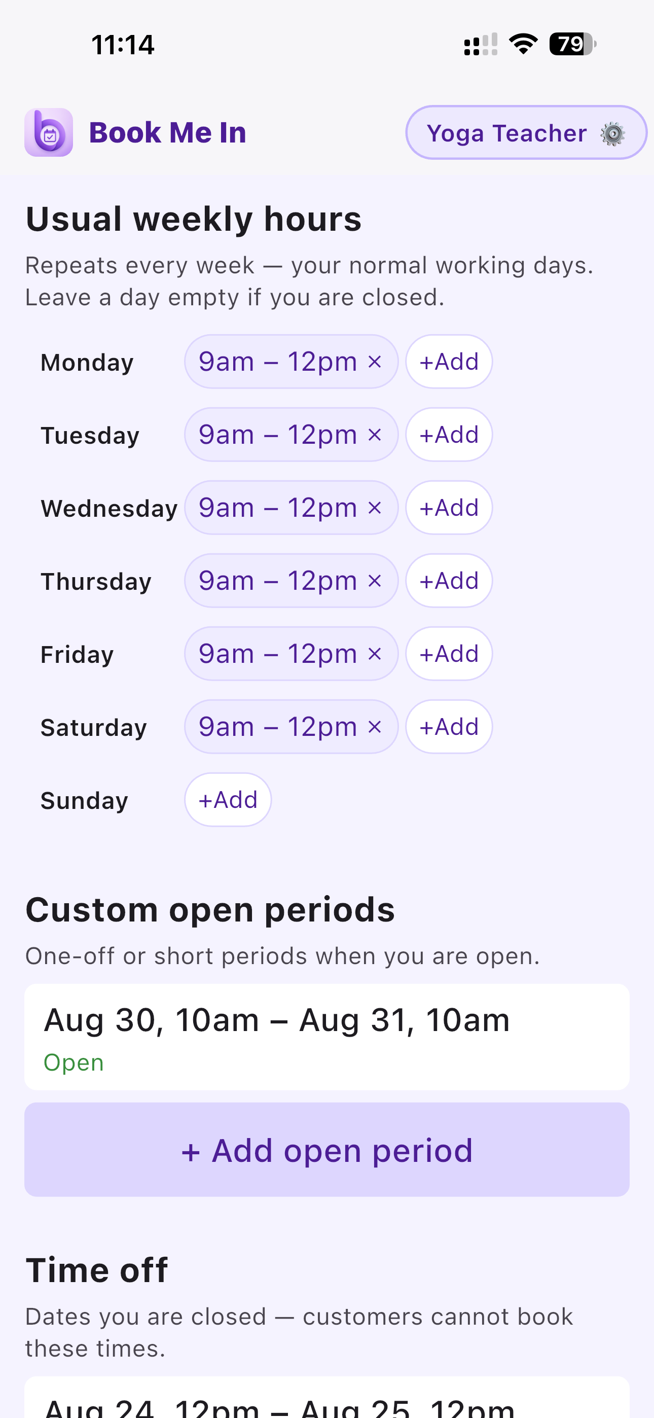 Book Me In screenshot 4