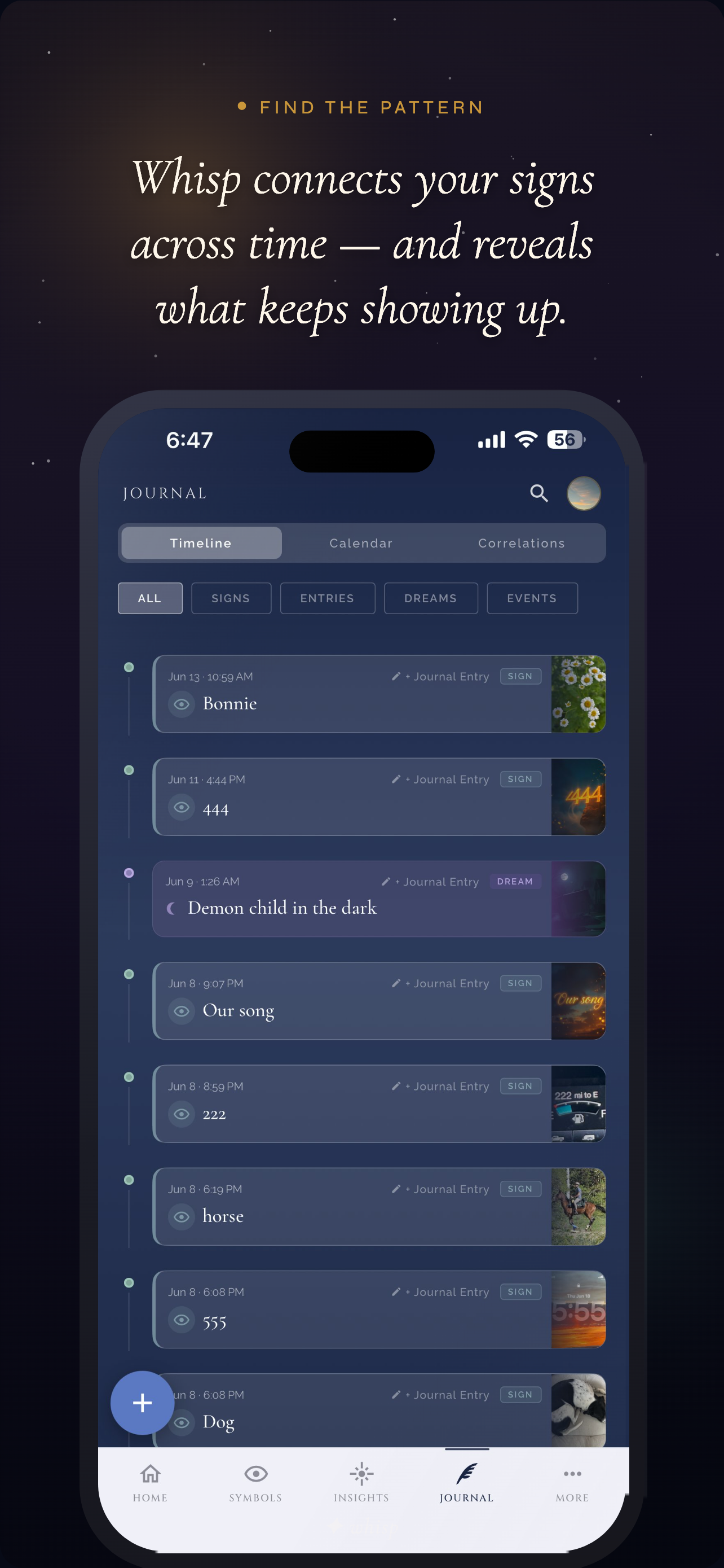 Whisp — Signs & Synchronicity screenshot 3
