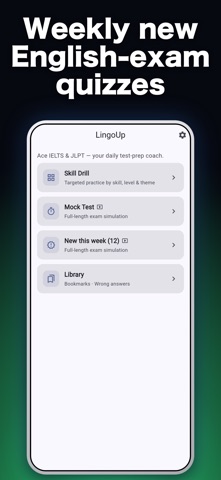 LingoUp: IELTS, TOEFL & TOEIC Screenshot 1 of 4