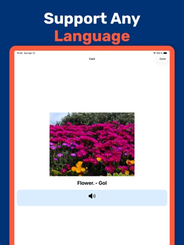 AAC make your cards iPad screenshot