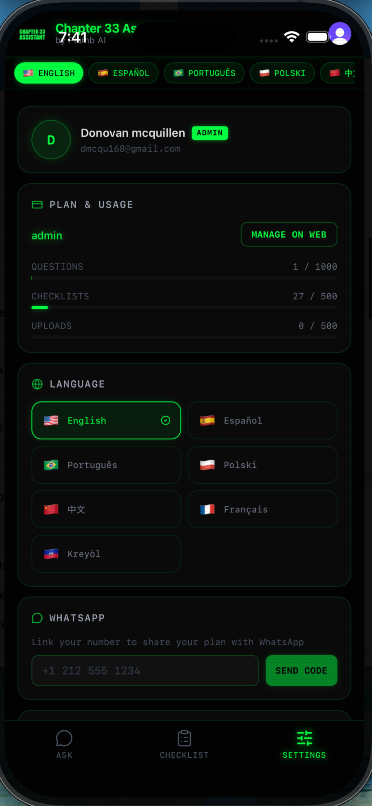 Chapter 33 Assistant screenshot 3