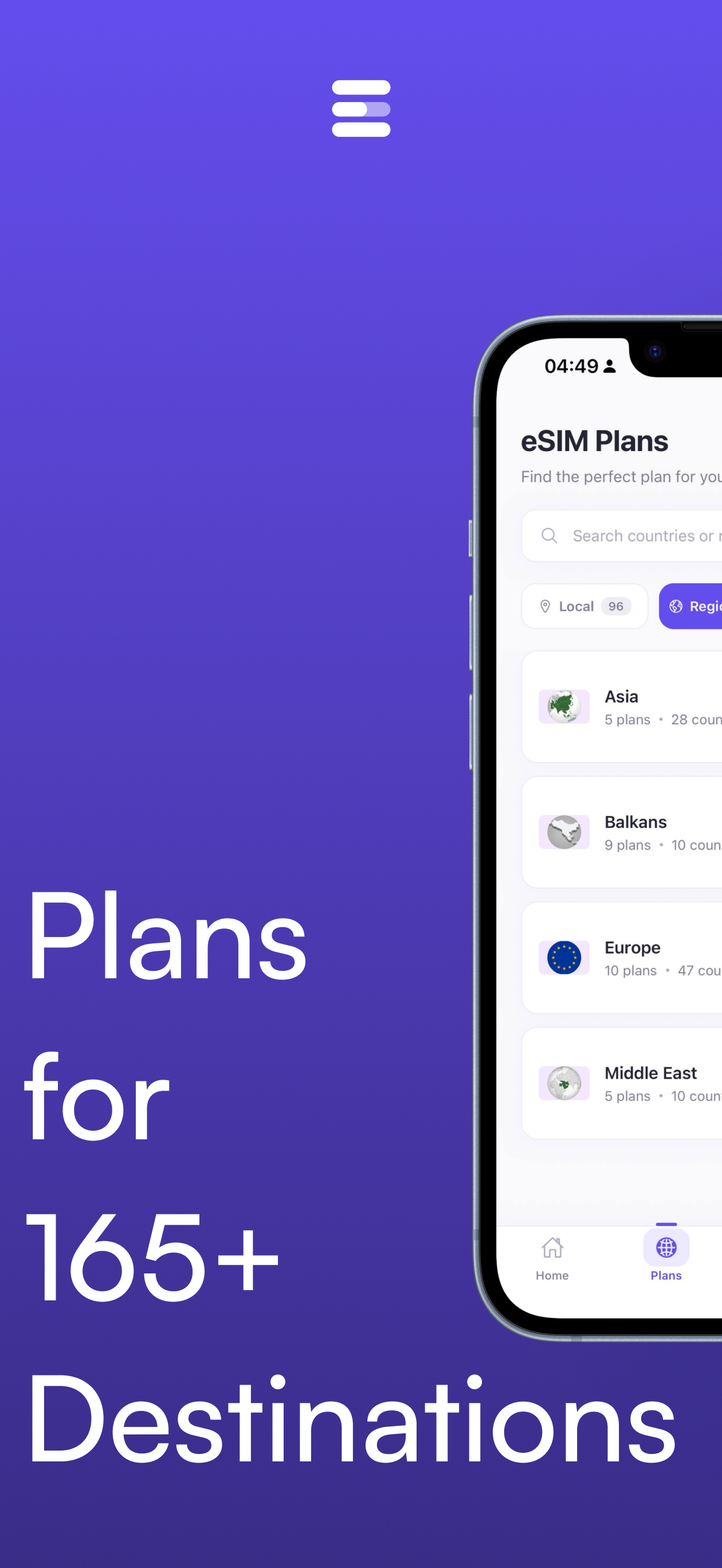 Esimy - eSIM Travel Data Plans screenshot 3