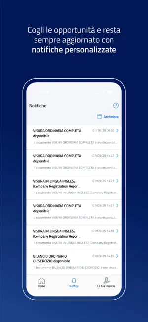 impresa italia iPhone screenshot 4