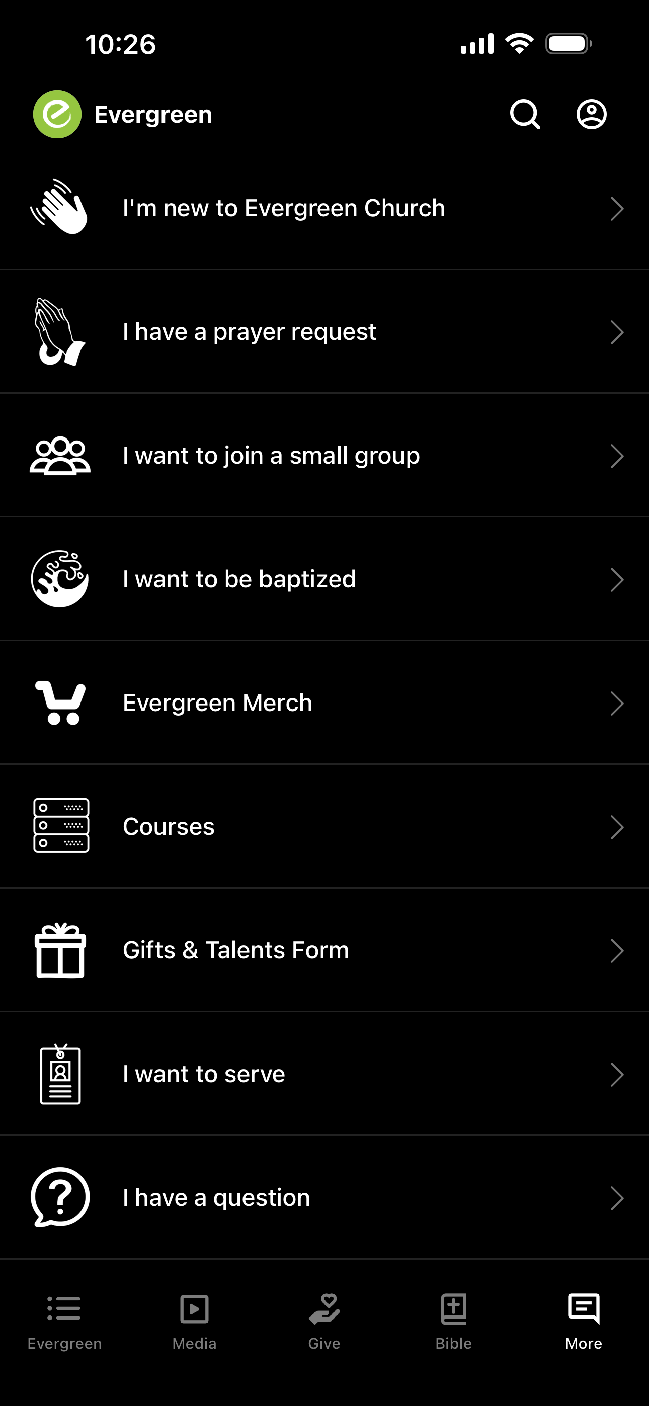 Evergreen Church screenshot 4