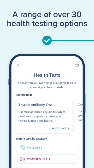 Screenshot #2 pour LetsGetChecked: Health Tests