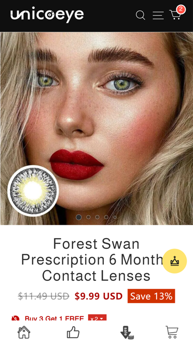 Shop Unico eye Store Screenshot