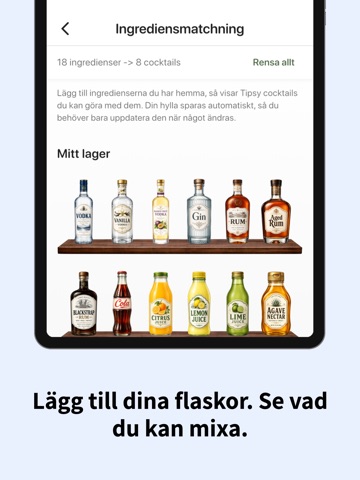Tipsy: Drinks and Cocktails iPad screenshot 3