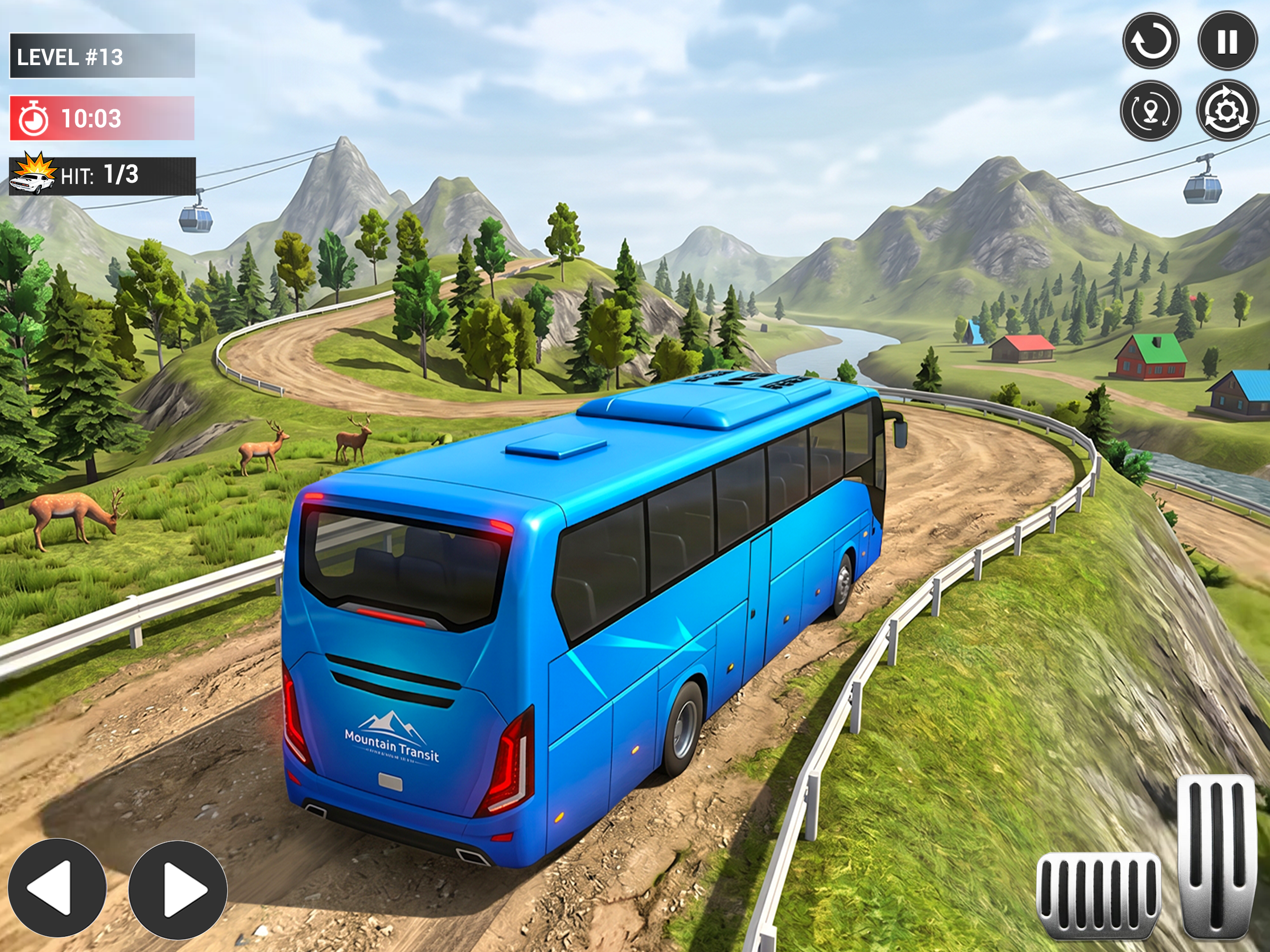 US Offroad Bus Driving Game 3D