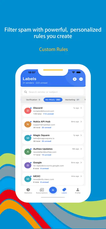Wonder Mail - Inbox Cleaner screenshot 3 of 5