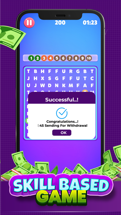Word Search Real Money Prizes Screenshot